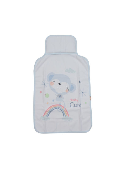 Kamtex Baby Waterproof Changing Pad Light Blue 78x45cm.
