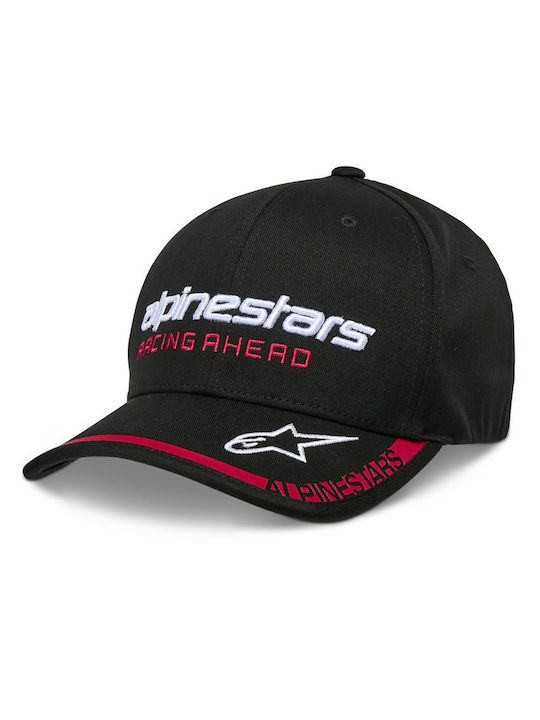 Καπέλο Alpinestars Crv Bill Indent Black Red