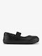 Kids Ballerinas with Hoop & Loop Closure Black