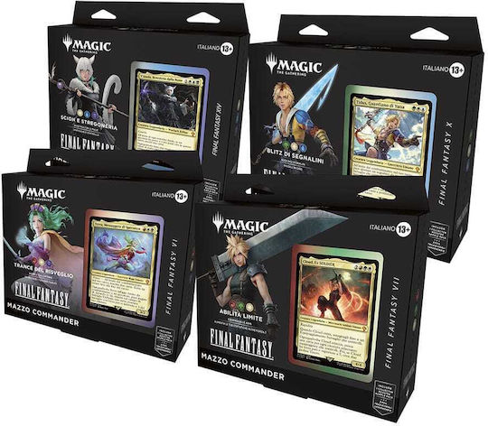 Wizards of the Coast Final Fantasy Commander Magic: The Gathering Commander Deck (IT)