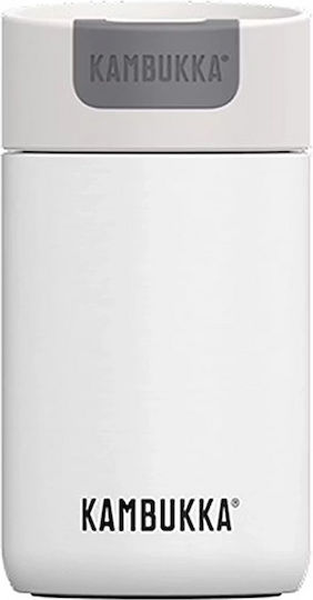 Kambukka Ποτήρι Θερμός Ανοξείδωτο 300ml Marshmallow White