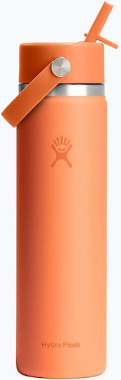 Hydro Flask Μπουκάλι Θερμός Ανοξείδωτο 621ml Nectar με Καλαμάκι