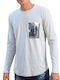 Langarmbluse Gray