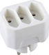 Geyer T-Shaped Wall Plug 3 Sockets