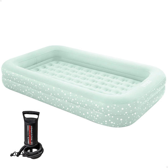 Saltea Gonflabilă de Camping Mattress 168x107x25εκ. Albastru