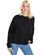 Long Women's Sweatshirt Black