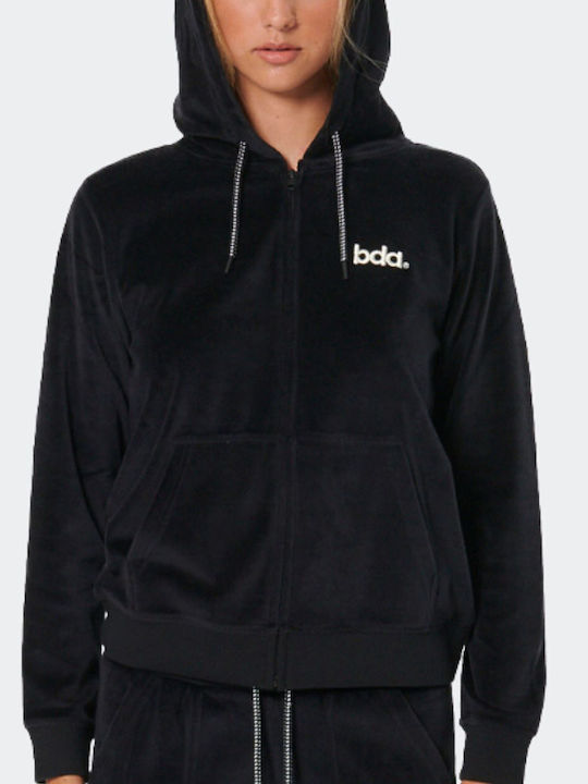 Body Action Women's Sweatshirt Jacket Velvet Ho...