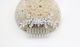 Pieptene Argintiu Zircon 8cm x 5cm 0621555 Bucăți