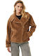 Γυναικείο Biker Jacket Teddy Brown