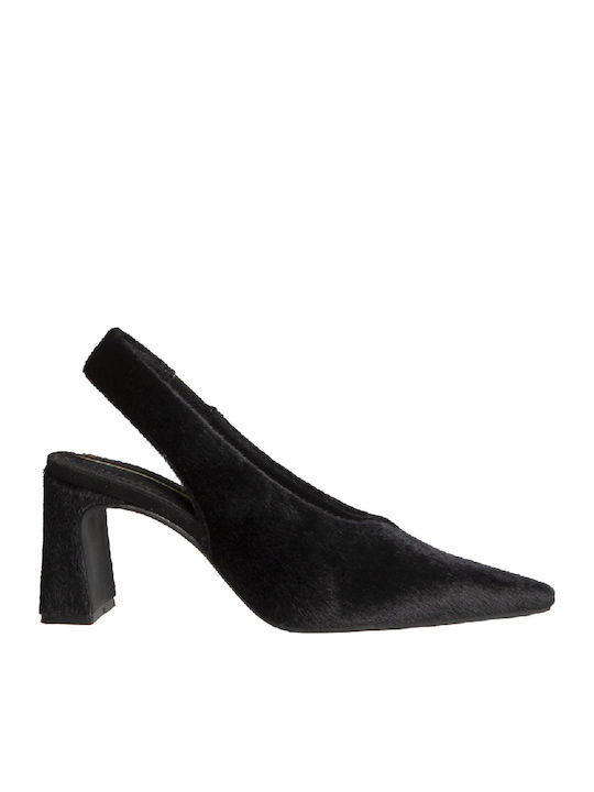 Black Medium Heels