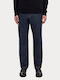 Ανδρικό Παντελόνι Τζιν με Regular Tapered Εφαρμογή Dark Blue