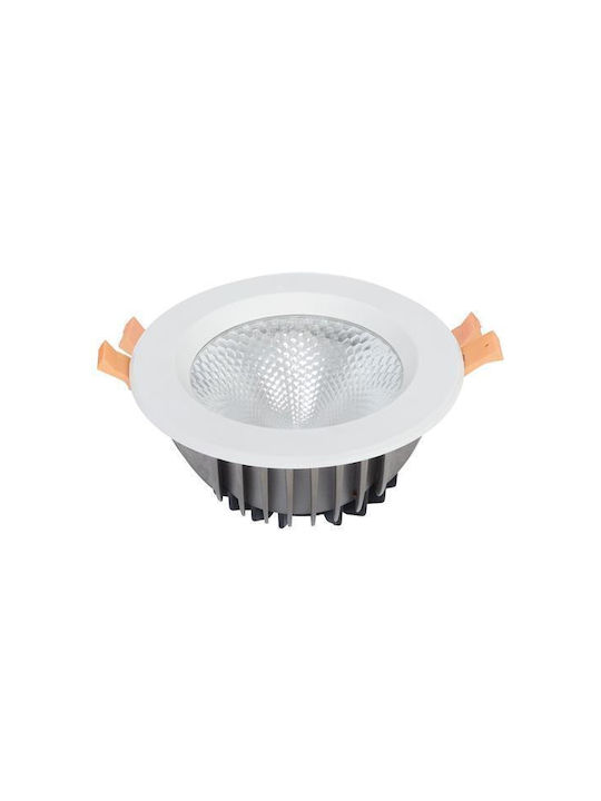 Eurolamp Recessed Spot White 90x90cm. 1pcs