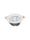 Eurolamp Recessed Spot White 90x90cm. 1pcs