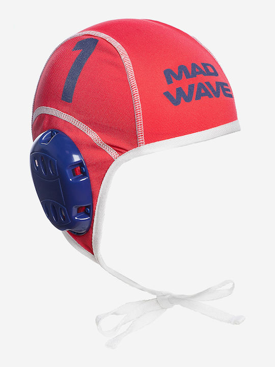 Σκουφάκι Υδατοσφαίρισης Τερματοφύλακα No 1 Mad Wave Water Polo Cap Red Blue M0597020105w Κόκκινο