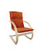 Armchair Orange 67x78x92cm