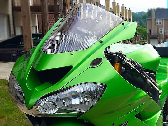 Mirror Caps Kawasaki Ninja ZX-6R 2005-2008 ZX-636 2006-2007 ZX-10R 2004-2007