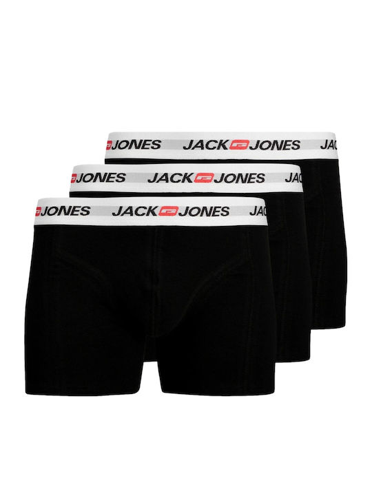Jack & Jones Μποξεράκια 3Pack Light Grey, Black