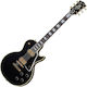 Gibson 1957 Elektrische Gitarre Einfacher Schnitt Schwarz