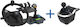 Hori Farming Control System + 7-Speed Racing Shifter Bundle Steering Wheel with Shifter and Pedals for PC with 900° Rotation