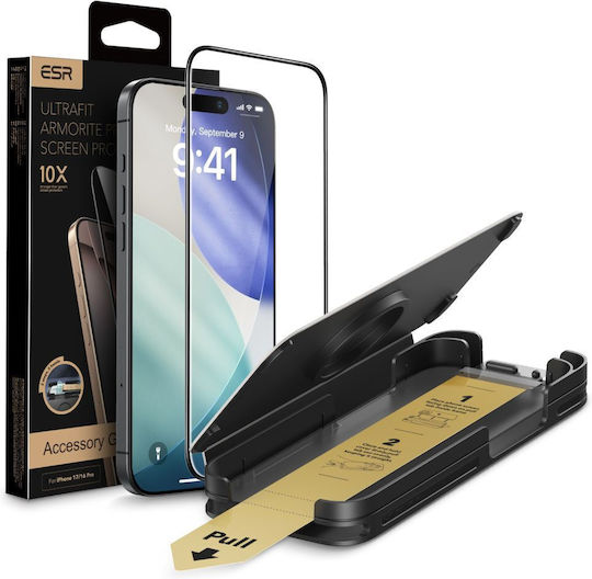 ESR Armorite Full Face Tempered Glass (iPhone 17 / 17 Pro / 16 Pro)