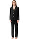 Vamp Sommer Damen Pyjama-Set Black