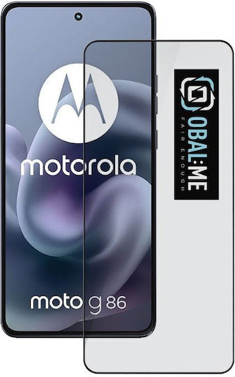 Obal:Me 5D Tempered Glass Black (Motorola G86, Motorola G86 Power)