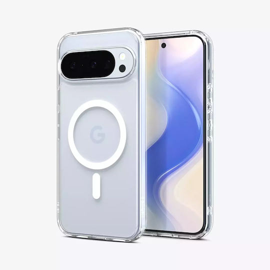 Spigen Ultra Hybrid Magsafe Back Cover Silicon / Plastic 1.2mm Clear White (Google Pixel 10 / 10 Pro)
