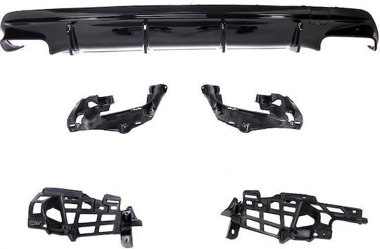 Diffuser Rear Bumper Mercedes-Benz CLA C117 13-16 AMG 45 Look AMG Sport Line Version Bumpers Piano Black