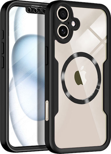 Techsuit ColorVerse 360 Vollschutz Silikon Schwarz (iPhone 17)