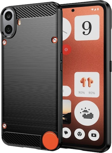 Back Cover Silicon Negru (Nothing Phone 1)