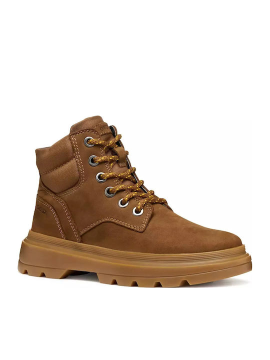 Geox Kiddartah Anatomical Leather Kids Boots wi...