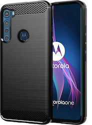 Back Cover Μαύρη (Motorola One Fusion Plus)