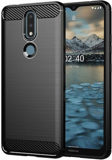 Задна корица Силикон Черен (Nokia 2.4)