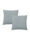 Dekorativer Kissenbezug Gray 2Stück 45x45cm.