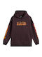Kids Sweatshirt with Hood and Pockets Eggplant