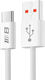 Blueo Braided USB 2.0 Cable USB-C male - USB-A 18W Λευκό