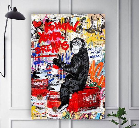 Панел Платнен Follow Your Dreams Street Art 100x150 См