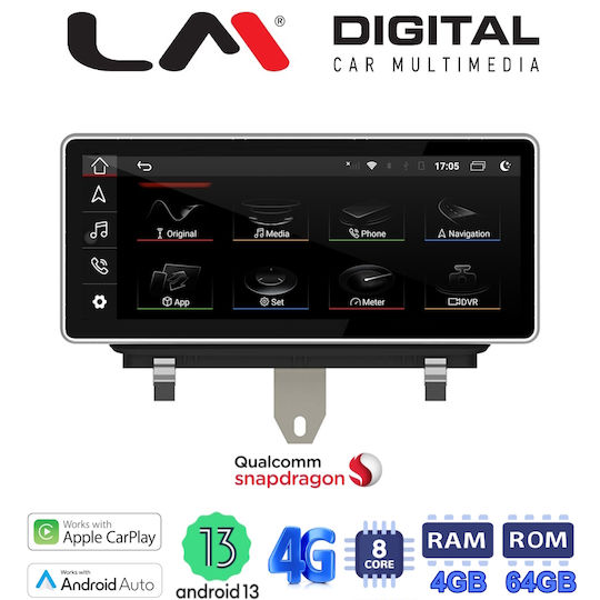 LM Digital Автомобилна Аудио Система (Блутут/USB/WiFi/GPS/Apple-Carplay/Android-Auto)