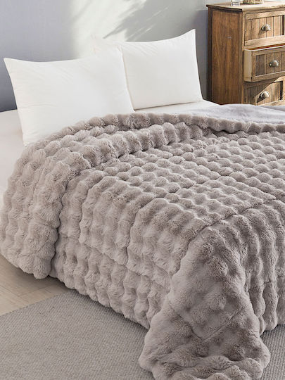 Sunshine Κουβερτοπάπλωμα Υπέρδιπλο 220x240εκ. Rabbit Light Grey