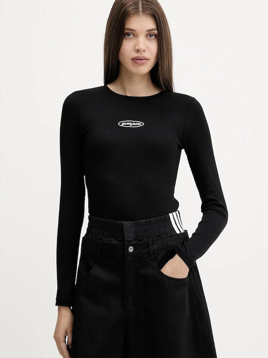 Women's Blouse Cotton Long Sleeve Black