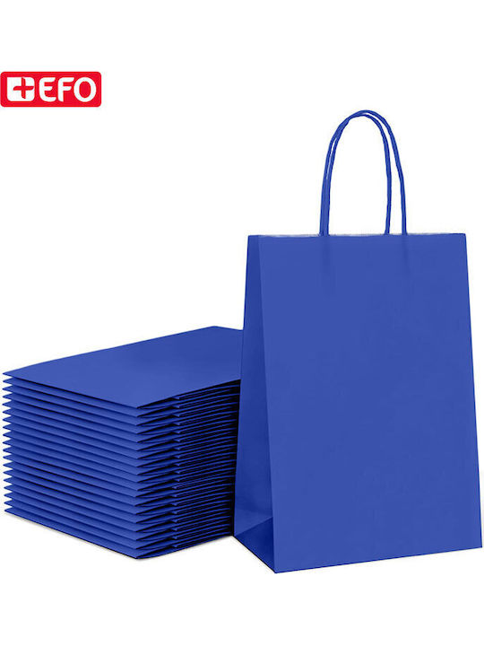 +Efo Хартиена Чанта за Подарък Син 26x12x33см.