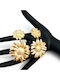 Irene Vilou Earrings made of Steel Gold Plated