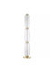 LED Floor Lamp with Natural White Light Gold