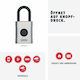 Abus Steel Padlock Brass Bluetooth Silver 1pcs