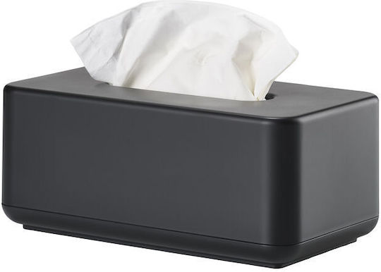 Zone Denmark Plastic Tissue Holder Black 25.6x14x10.7cm 36028
