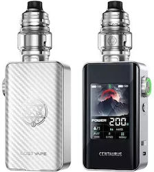 Lost Vape Centaurus Box Mod Kit 5ml Silver Carbon