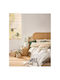 Stool Footstool Wicker Mashike Natural Utah 40x40x40cm