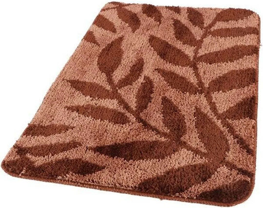 Domoletti Badematte Rechteckig Brown 50x80cm