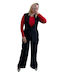 Women's Black Set with Pants with Elastic