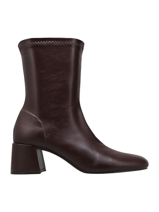 Corina Ghete Dama cu Toc Mediu Burgundy